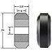 Stampante 3d Pom Della Rotella Di Plastica Della Puleggia 625zz Cuscinetto Lineare Per Cr10 Ender Serie 3 Chiron Tevo Tarantula (pack Of 10pcs) - Foto miniatura 4