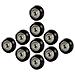Stampante 3d Pom Della Rotella Di Plastica Della Puleggia 625zz Cuscinetto Lineare Per Cr10 Ender Serie 3 Chiron Tevo Tarantula (pack Of 10pcs) - Foto miniatura 3