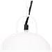 Lampada A Sospensione Industriale 25 W Bianca Rotonda 32 Cm E27 - Foto miniatura 8
