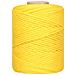 100m Macrame Corda Giallo | Filo Cotone Uncinetto | 2-3 Mm (+-0.5mm) | 15 Strati | Grande Spago Da Cucina Rotolo Spessi Naturali Forte | Decorazione Casa Artigianato Artistico Foto - Foto miniatura 4