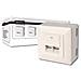 ETTROIT Connettore Rete Presa Dati RJ45 CAT5E Colore BIANCO Compatibile Con Bticino Living Light 87082287