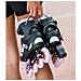 Inlineskates Lancer 84 Polipropilene Bianco / nero Mt 37 - Foto miniatura 5