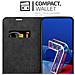 Custodia Compatibile Con Asus Zenfone 7 Pro In Rosso Mela - Coperchio Protettiva Con Chiusura Magnetica, Funzione Stand E Tasca Per Le Carte - Foto miniatura 4
