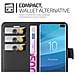 Custodia Compatibile Con Samsung Galaxy S10 Plus In Nero Carbone - Coperchio Protettiva Con Chiusura Magnetica, Funzione Stand E Tasca Per Le Carte - Foto miniatura 3