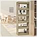 Libreria /Divisorio Rovere Sonoma 60x30x166 cm in Truciolato - Foto miniatura 1