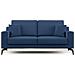 Prestige Divano Moderno In Microfibra T11 Blu - Foto miniatura 1