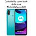 Smart Book Custodia Poket Silicone Flip Cover Case Per Motorola Moto E20 Black - Foto miniatura 2
