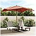 Ombrellone Da Giardino Palo In Legno Terracotta 300x300x273 Cm - Foto miniatura 1