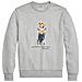 Felpa Uomo Girocollo Orso Polo Bear Orsetto In Cotone Stampa Polo Bear Felpa Senza Cappuccio Orso Ralph Lauren Tg M - Foto miniatura 1