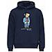 Felpa Ralph Lauren Con Cappuccio Polo Bear Blu Tg Xl - Foto miniatura 1