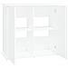 Supporto per Acquario Bianco 81x36x73 cm in Legno Multistrato - Foto miniatura 5
