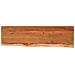 Mensola A Muro 60x20x3,8cm Rettangolare Legno Acacia Bordi Vivi - Foto miniatura 2