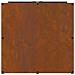 Rastrelliera per Legna da Ardere 40x40x40 cm in Acciaio Corten - Foto miniatura 5