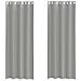 Tende In Voile Con Occhielli 2 Pz Grigio Chiaro 140x260 Cm - Foto miniatura 2