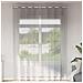 Tende In Voile Con Occhielli 2 Pz Grigio Chiaro 140x260 Cm - Foto miniatura 1