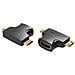 AGFB0 adattatore per inversione del genere dei cavi Mini HDMI, Micro HDMI HDMI Nero - Foto miniatura 1
