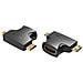 AGFB0 adattatore per inversione del genere dei cavi Mini HDMI, Micro HDMI HDMI Nero - Foto miniatura 4