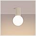 Lampada Da Soffitto Halo Beige Ip44 Sl. 1718 - Moderno Lampada Da Soffitto Beige 21x12x12 Cm - Foto miniatura 3