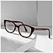 Occhiali Da Vista A Occhi Di Gatto Anti Luce Blu Compatibili Con Tr90 E Pc, Stile Retrò Unisex Per Protezione Visiva E Moda Brown - Foto miniatura 2