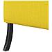 Divano alto Giallo chiaro 109 x 56 x 121 cm Tessuto - Foto miniatura 7