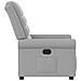Poltrona Elettrica Reclinabile Grigio Nuvola in Tessuto - Foto miniatura 6
