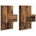 Armadietto per letto 2 pcs Legno vecchio 48.5 x 32.5 x 80 cm - Foto miniatura 1