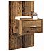 Armadietto per letto 2 pcs Legno vecchio 48.5 x 32.5 x 80 cm - Foto miniatura 3