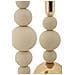Portacandela Mf935 - Beige - Acciaio - 10x10x29,5 Cm - Foto miniatura 3