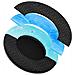 Cuscinetti Di Ricambio Compatibili Con Cuffie Bose Qc45/qc45ii/qc45sc/qc35/qc35ii - Neri (2 Pezzi) - Foto miniatura 2