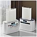 Dispenser Di Filo Interdentale Smart Con Sensore - Ricaricabile Type-c Con 100 Plettri Darkgrey - Foto miniatura 3