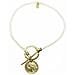 Collana Di Perle Con Chiusura Rotonda E Moneta Gr In Oro - Foto miniatura 1