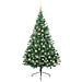 Albero di Natale artificiale con luci integrate Verde 210 cm - Foto miniatura 4