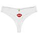 Set Di 5 Perizomi A Vita Bassa Da Donna - Cuore, Bacio, Bianco E Rosso Xl - Foto miniatura 5