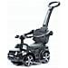 Cavalcabile spingi 3in1 auto per bambini grande auto clacson musica nera - Foto miniatura 1