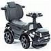 Cavalcabile spingi 3in1 auto per bambini grande auto clacson musica nera - Foto miniatura 2