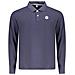 POLO DA UOMO A MANICHE LUNGHE, BLU - Colore: Blu, Taglia: XL - Foto miniatura 1