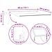 Cornice per Tenda Manuale con LED Antracite 3 x 2,5 m Alluminio - Foto miniatura 9