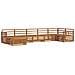 Set divani 7 pcs Naturale Legno di Acacia Massello - Foto miniatura 1
