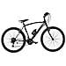 Bici Da Uomo Mountain Bike Misura 26 Bicicletta Mtb Nevada Nv26 Cambio 18v - 45 Nero Argento Opaco - Foto miniatura 1