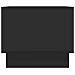 Tavolino da salotto Nero 90 x 50 x 40 cm Legno ingegnerizzato - Foto miniatura 5