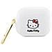 Custodia In Silicone 3d A Forma Di Testa Di Hello Kitty Per Airpods Pro 2 (2022/2023) - Bianca - Foto miniatura 2