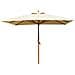 Ombrellone da giardino in legno palo centrale cm 300x300 - Foto miniatura 2