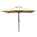 Ombrellone da giardino in legno palo centrale cm 300x300 - Foto miniatura 1