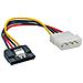 Cavo Adattatore Alimentazione con Blocco di Sicurezza Sata Nera e Bianco M / F 0.15 m 29670A - Foto miniatura 1