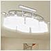 Lampada Da Soffitto Lampadario Di Vetro Ellissoidale 6 Lampadine E14 - Foto miniatura 1