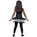 Costume Nero Da Scheletro Per Bambina Con Tutù 4 A 6 Anni - Foto miniatura 2