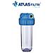 Contenitori Per Cartucce 10"" Filtri Senior Plus 3p Afo Sx Ts Housing Attacco 3/4"" F / f. - Foto miniatura 3