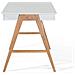 Scrivania Sheslay Bianco 120 Cm 70 Cm Con Contenitore - Foto miniatura 19