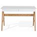 Scrivania Sheslay Bianco 120 Cm 70 Cm Con Contenitore - Foto miniatura 11