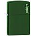 Accendino Con Logo Zippo - Colore Verde - Foto miniatura 1